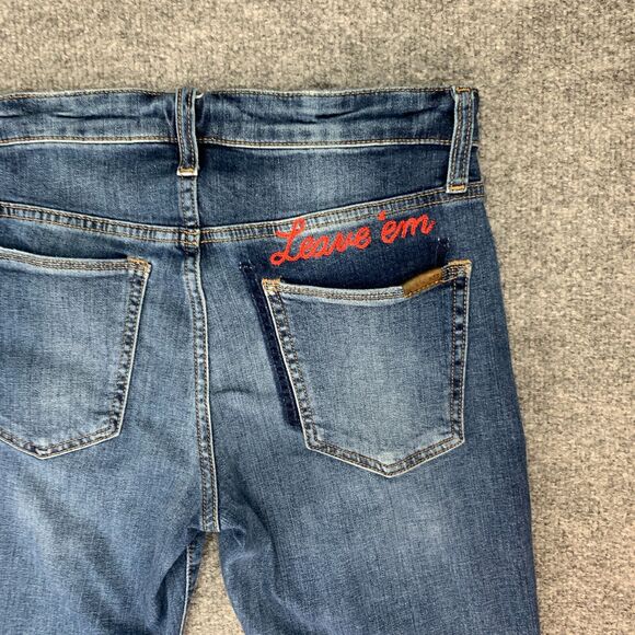 Joes Jean Womens 25 The Smith Mid Rise Straight Ankle Cropped Love Em Leave Em - Picture 10 of 15